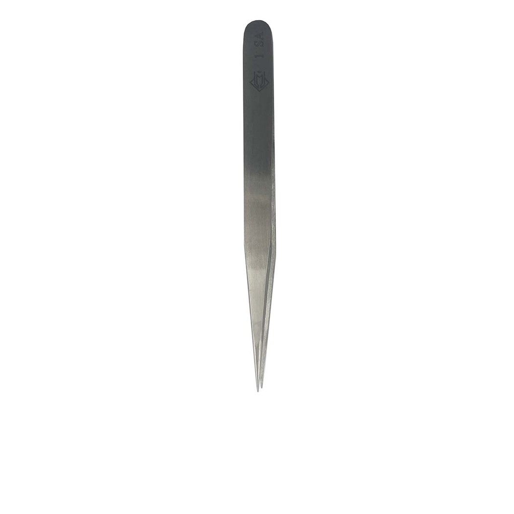 Pincet voor algemeen gebruik met zeer sterke uiteinden en dunne mesjes