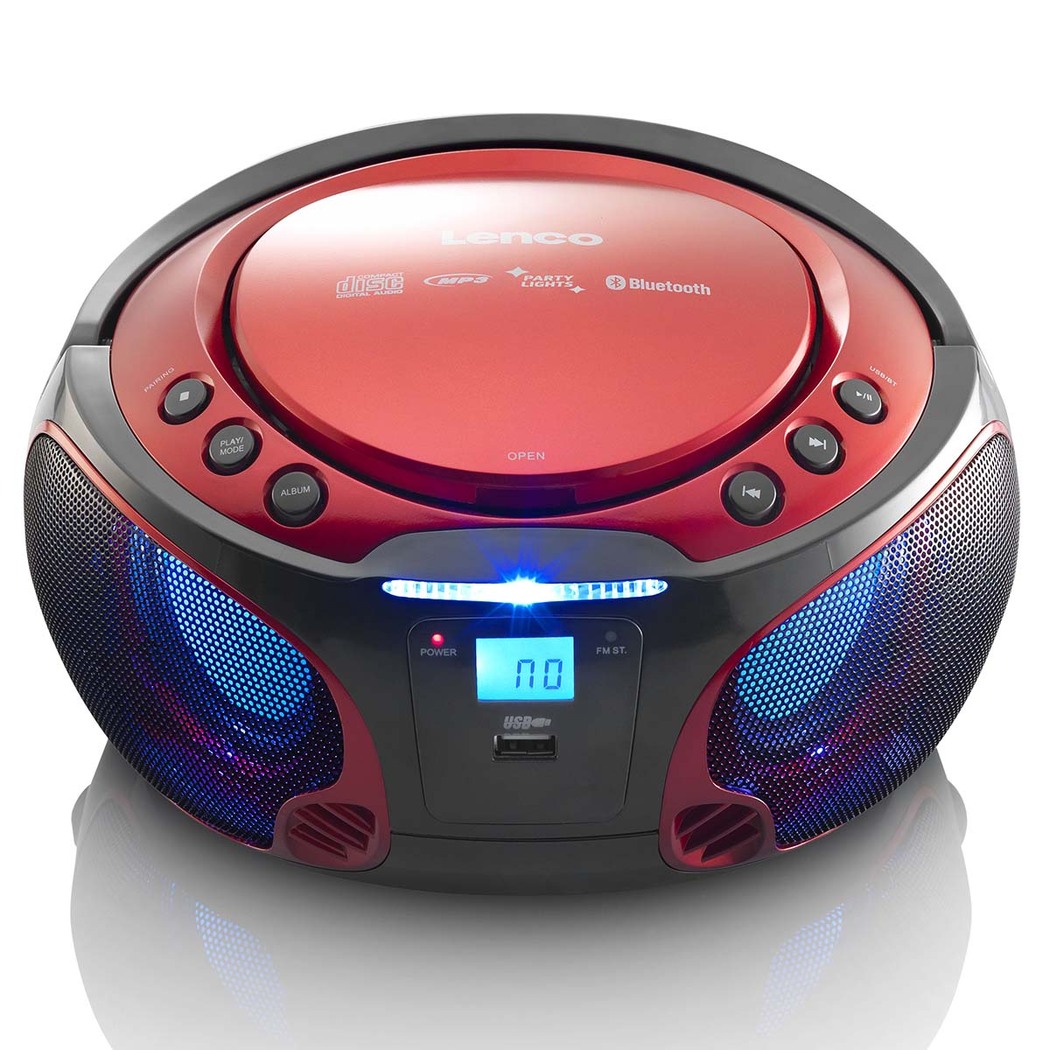 Lenc CD MP3 speler SCD-550 Rood